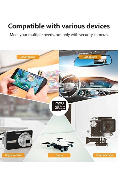 Imou IMO ST2-32GB-S1 | MicroSD memory card available in 3 sizes of GB