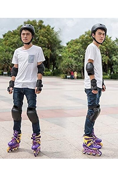 Other 6-Piece Protective Gear Set for Kids and Adults — Knee, Elbow & Wrist Pads for Cycling, Skateboard