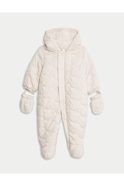 Marks & Spencer Kapitone Kapüşonlu Kar Tulumu (0-3 Yaş)