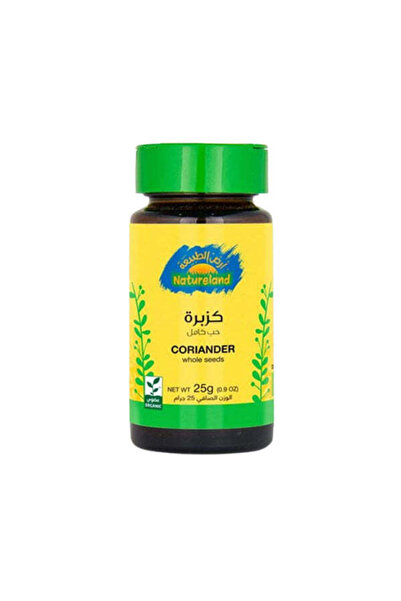 natureland بذور الكزبرة العضوية الكاملة 25 جرام