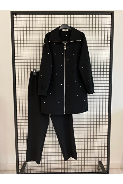 Armine TREND Σετ παντελόνι με λεπτομέρεια από πέρλες-25KT685