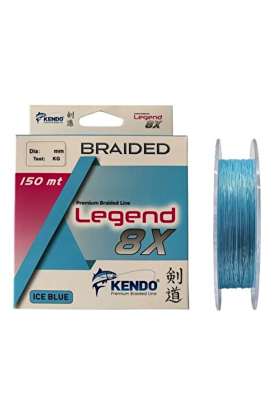 Kendo Legend X8 150m 0,25mm Ice Blue Örgü İp Misina