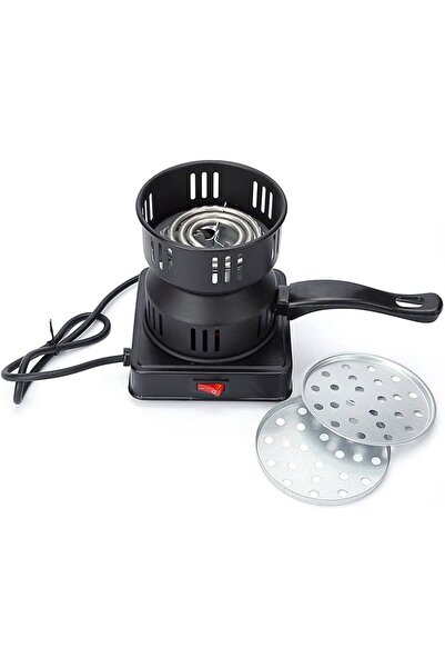 Twinkle Mart Multipurpose Charcoal Burner Portable Electric Hot Plate Stove Porcelain Coating, 800W