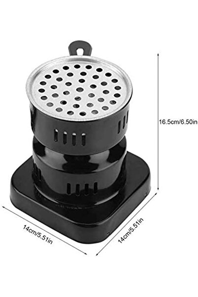 Twinkle Mart Electric Charcoal Burner 1000W THP-2 Black/Gold