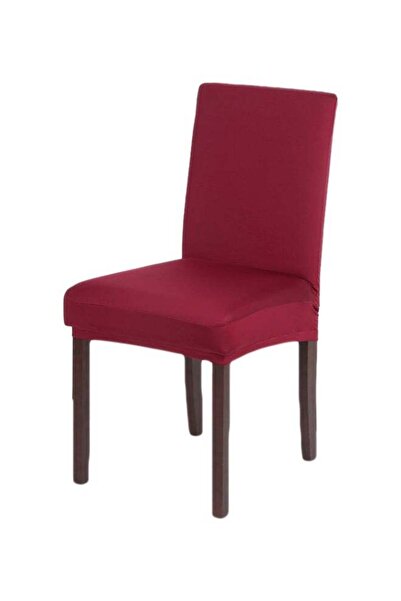 Generic Stretchable Chair Cover Burgundy 20X2.5X13cm