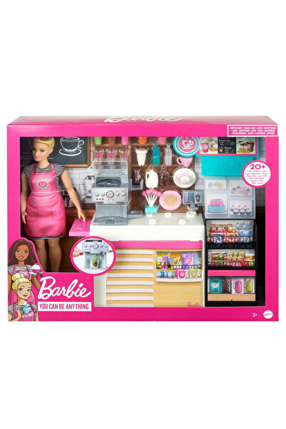 mattel CAFE SET WITH 20 ACCESSORIES