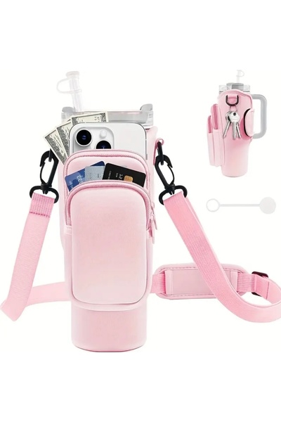 OzzConcept Ozly Quencher Thermos Strap Thermos Case Bag and Shoulder Strap Ac...