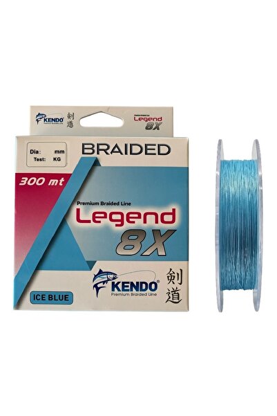 Kendo Legend X8 300m 0,20mm Ice Blue Örgü İp Misina