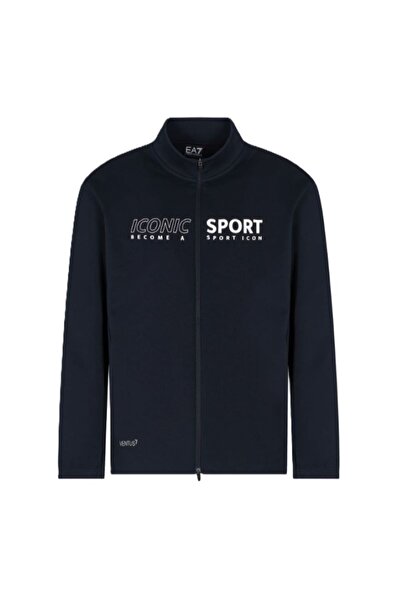 EA7 BLUE SPORT M T-TOP FZ zip-up top