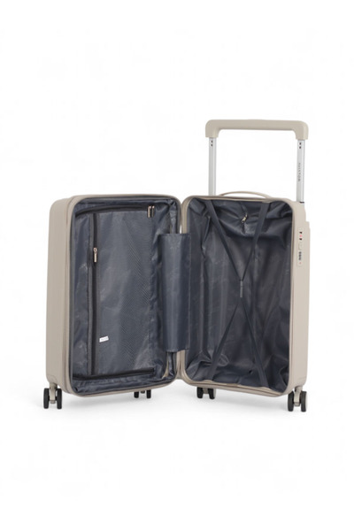 AVIATOR 20-inch polypropylene shatter-proof suitcase with double wheels from the brand