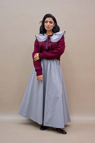 KÜÇÜĞÜM BUTİK Gray Balloon Skirt