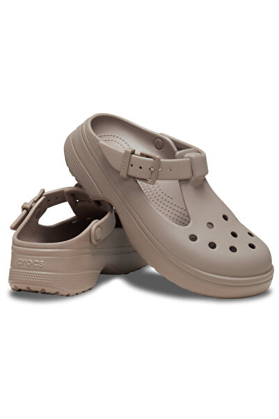 Crocs Κλασικές παντόφλες Mary Jane Clog Unisex Beige - 210581