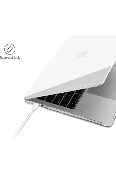 EooCoo Hard Case for MacBook Air 13-inch M1 (A2337/A2179/A1932) Retina Touch ID - Clear