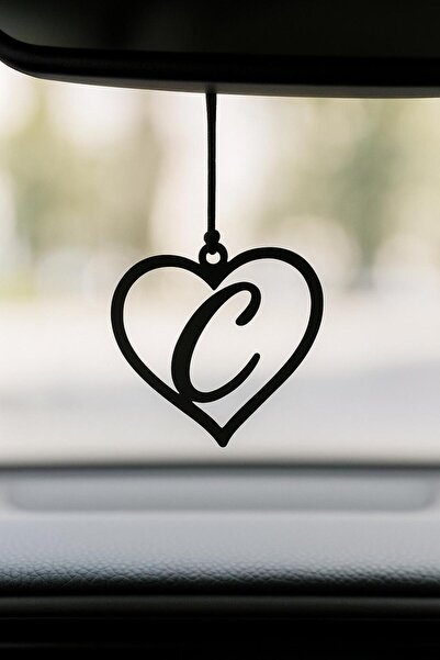 VENON زخرفة معدنية للمرآة الخلفية مع حرف C وحرف H وحرف R وحرف F، تعليقة معدني...