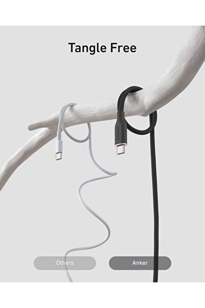 Generic Anker Car Carplay USB-A to USB-C Cable, USB 2.0, 6 ft, 2-Pack, Black