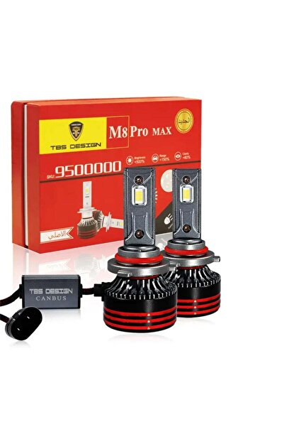 TOBYS TBS DESIGN M8Pro 2 Pieces Car LED Headlight 110W/Pair Pure White 6000K ...
