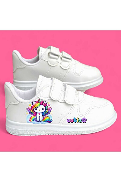 amazoondesing أحذية رياضية للأطفال من دريمز هيلو مطبوع مزودة بشريط