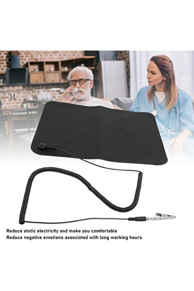 007 Grounding Mouse Pad, 25×30 cm, Polyurethane Anti-Static Stress-Relief Mat