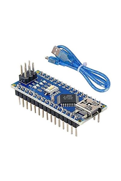Generic Arduino Nano With Cable - Blue/Silver/Black