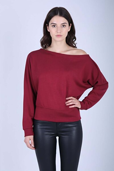 VeniLife Bluză modală cu decolteu bărcuță tricou