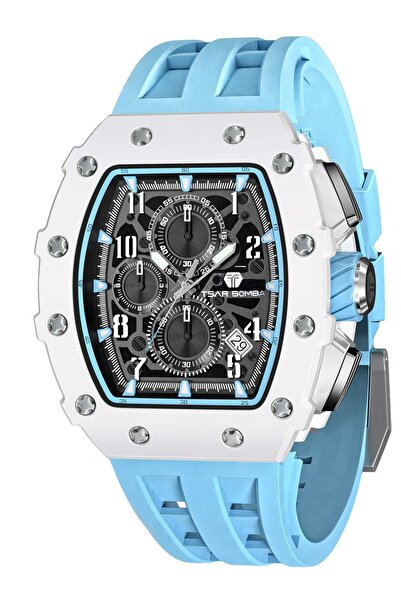 Tsar Bomba Mens Watch TB8204B-02, Quartz, 44mm, 5ATM