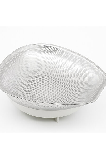 ALSAIF KITCHEN 2 in 1 Premium Stainless Steel Colander and Washing Basket Innovative Oval Design for Washing Vegetables, Fruits and Draining Pasta