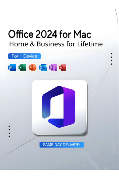 MICROSOFT Office 2024 for Mac | Home & Business for Lifetime Subscription for 1 Device | SAME DAY DELIVERY
