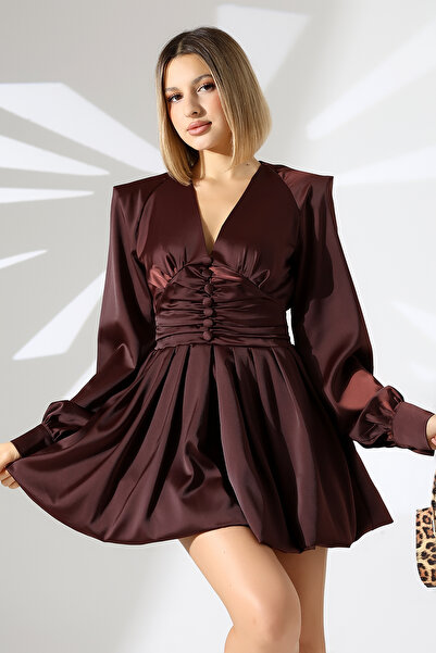 stcococix since 1990 Γυναικείο ΦΟΡΕΜΑ CELESTIA Με κουμπιά μπροστά Απλό και κομψό φόρεμα Νέα σεζόν