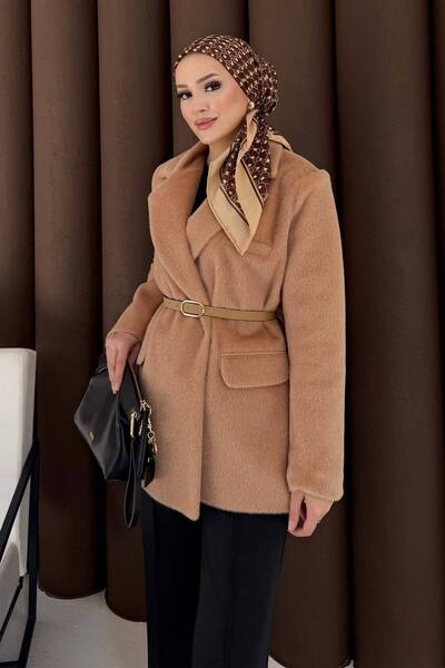 Melike Tatar Μπουφάν με ζώνη 32-2506