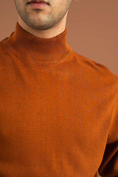 bombe Men's Slim Fit Half Turtleneck Sweater