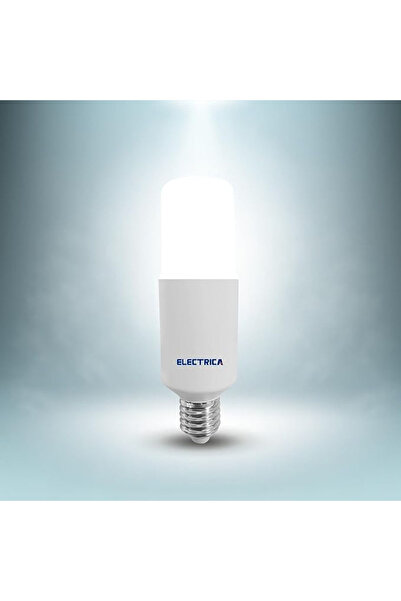 ELECTRICA LED Cylinder Bulb Warm White E27 Socket, Warm Yellow Light, 12W