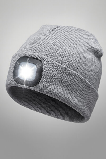 LEIHMANN Caciula cu LED reincarcabil, unisex, marime universala