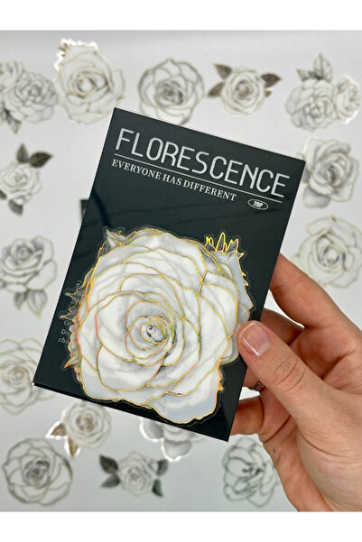 Kağıt Gemi Dükkan Florescence Altın Yaldızlı 20 Adet Siyah-Beyaz Özel Tasarım...