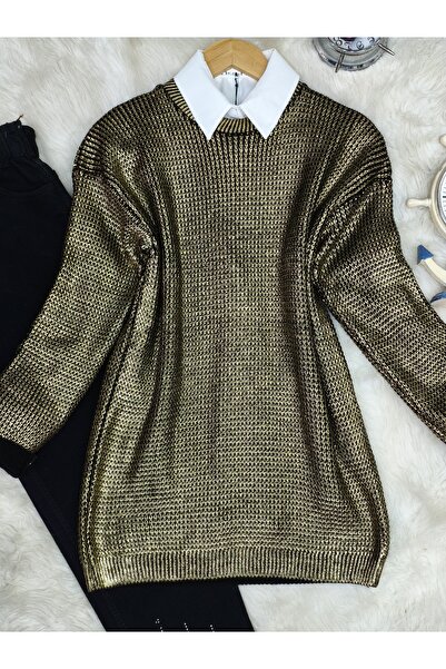 Mintaş Varak baskılı triko kazak