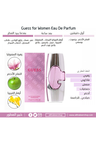 Guess Qais Al-Zahri Eau de Parfum 75ml