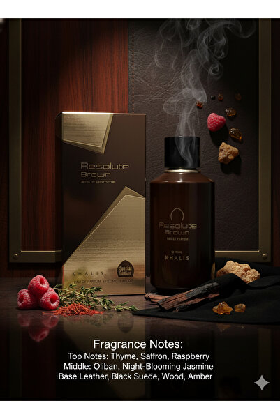 KHALIS عطر ريزولوت براون للرجال 100 مل - أو دو بارفان
