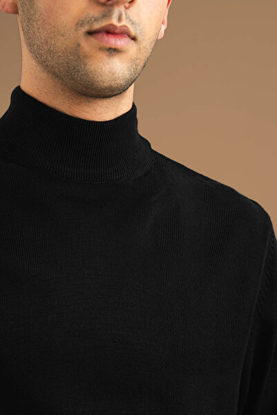 bombe Чоловічий светр Slim Fit з напівкомірцем