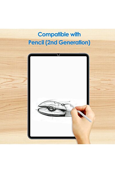 JETech Tempered Glass Screen Protector for iPad Air 5 (10.9", 2022) - 2-Pack, Clear