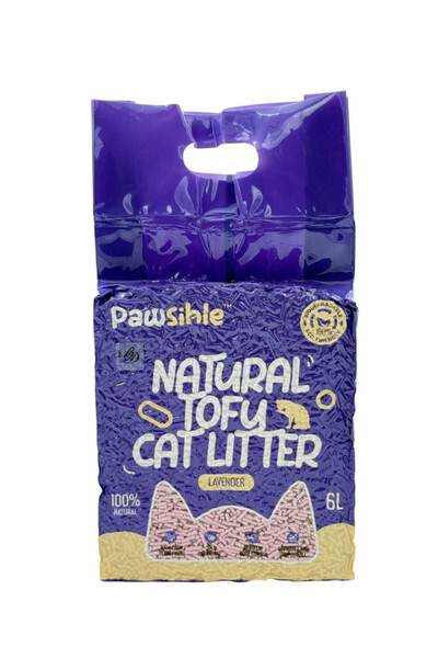 B&D Tofu Cat Litter Lavendor 6Ltr