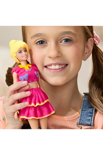 TOYFEST Play-Doh Model Dolls Ruffles and Bows Set