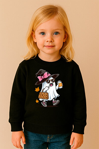 SVART WEAR Παιδικό φούτερ για ενήλικες με θέμα το Halloween με λαιμόκοψη 100%...