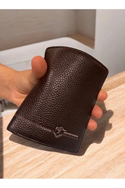 KANGAROO KINGDOM Kangaroo Kingdom Luxury Men's Wallet, Made of High Quality Genuine Leather with a Soft Touch in Brown