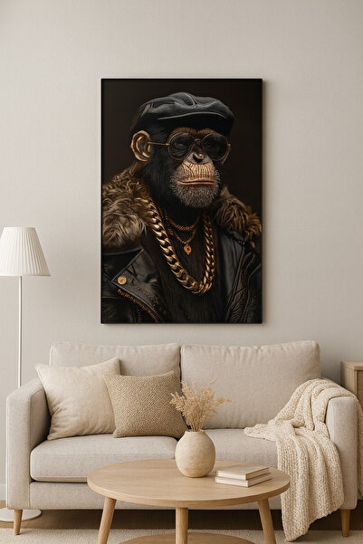 BLT DİZAYN Pictură pe sticlă Cool Monkey – Noua față a decorațiunii moderne