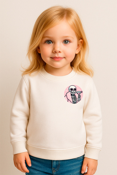 SVART WEAR Παιδικό φούτερ για ενήλικες με θέμα το Halloween με λαιμόκοψη 100% βαμβάκι