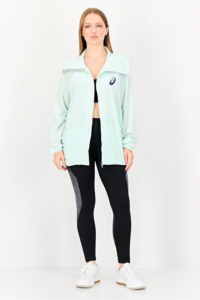 Asics Women Sportswear Fit Long Sleeve Tennis Jacket, Mint Green