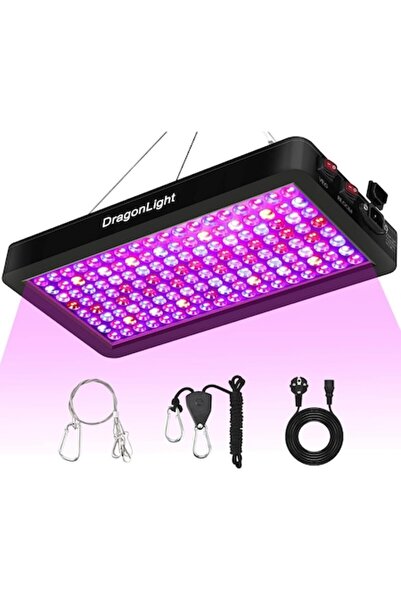 DragonLight Lampă UV cu spectru complet pentru plante, 90W, eficientă în PPDF...