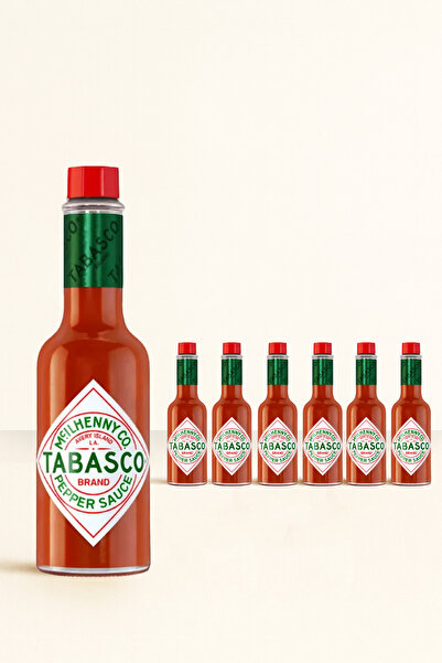 Tabasco Acı Biber Sos 60 ml 6 Adet – Klasik Acı Sos | Pizza, Makarna ve Yumur...