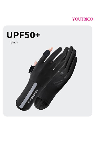 Youtrico SPF50 Sun Protection Gloves Summer Cycling Fingerless Gloves for Driving