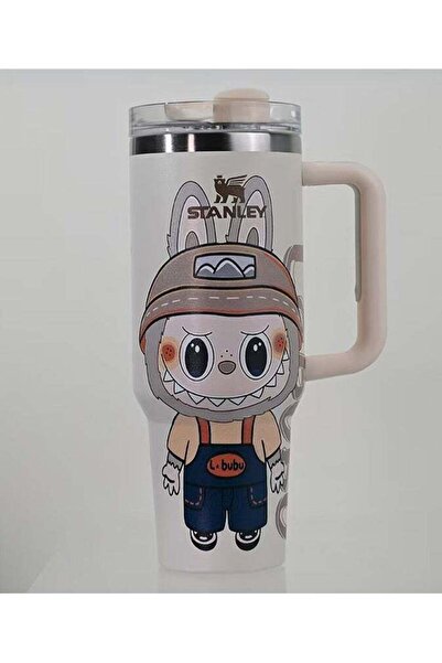 Generic ST Labubu Stainless Steel Vacuum Insulated Cup, 40oz Insulated Travel Cup + Free Labubu Gift