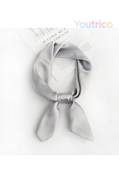 Youtrico Early autumn,square neckerchief&women scarf,Fashionable Strappy Pattern Headscarf,70*70cm